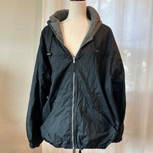 The Original Cascade Black Hooded Raincoat for Men